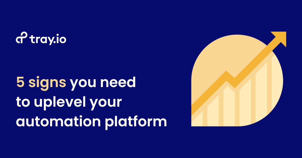 Are you feeling like it may be time to level up what you're doing with #automation? 

You're probably right. 😉

Read our blog and find out the signs to look out for ▶ bit.ly/3KQ532p #RevOps