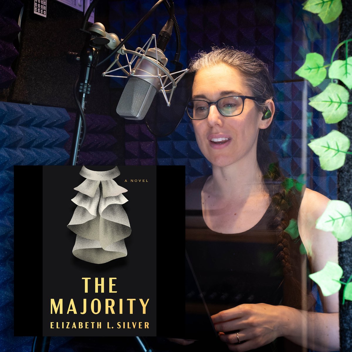 sierraprasada's tweet photo. Thank you, @ElizLSilver and @gildeak for the AMAZING opportunity to narrate THE MAJORITY, directed by Joan Sergay and published by @prhaudio out tomorrow (7/11)! #TheMajority #Audiobooks #SummerReads #ruthbaderginsburg #rbg #SupremeCourt https://t.co/wgM6PHFpFc