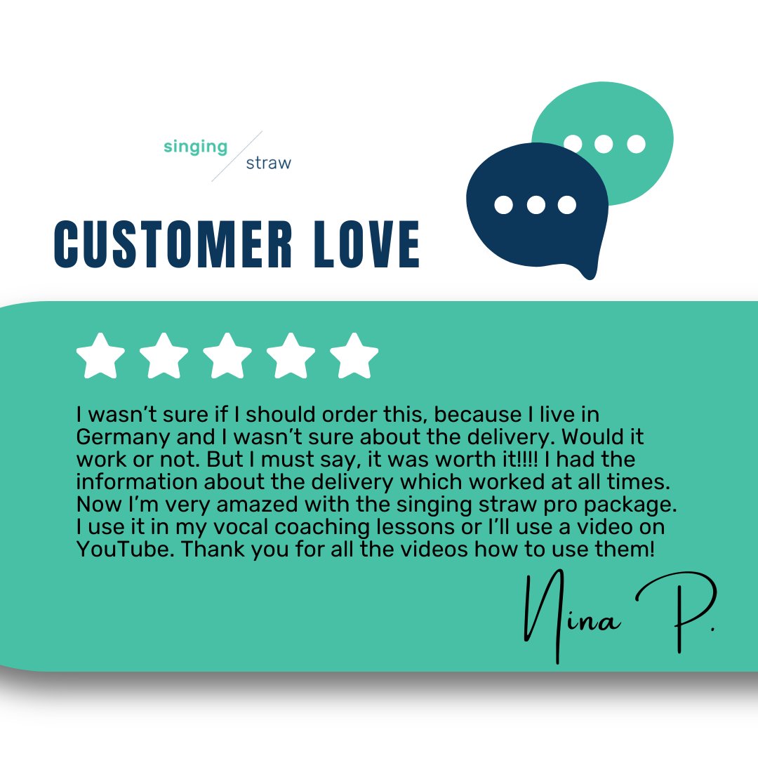 singingstraw's tweet image. Thank you for all the love and support! Keep up the amazing work 🥰

#singingstraw #sspro #sovt #singingtips #vocalhealth