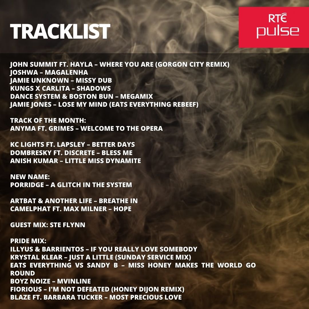 diarmuidobdj's tweet photo. Check out my latest Month In Dance show for @RTEPulse
https://t.co/rvSvPac6jj
Feat:
Track of the Month: @anyma_eva @Grimezsz
New Name: Porridge
Guest Mix: Ste Flynn
Pride Mix from myself ๐ณ๏ธโ๐
Plus all the best dance music from June 2023
#dancemusic #rtepulse #monthindance https://t.co/qeE1Rr1xWm