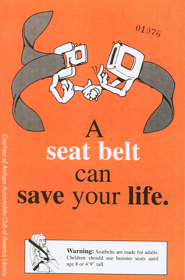 uspto's tweet image. Buckle up for this look back at history! Seat belts have undergone many changes to reach their universal inclusion in American automobiles. Check out @NHTSAgov to learn more. A big round of applause for all inventors for their contributions to keeping Americans safe on the roads.