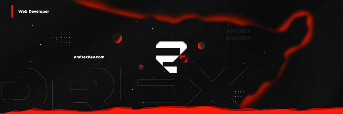 nathcreates's tweet image. Logo+Header for @AndrexDev 
(Requested)