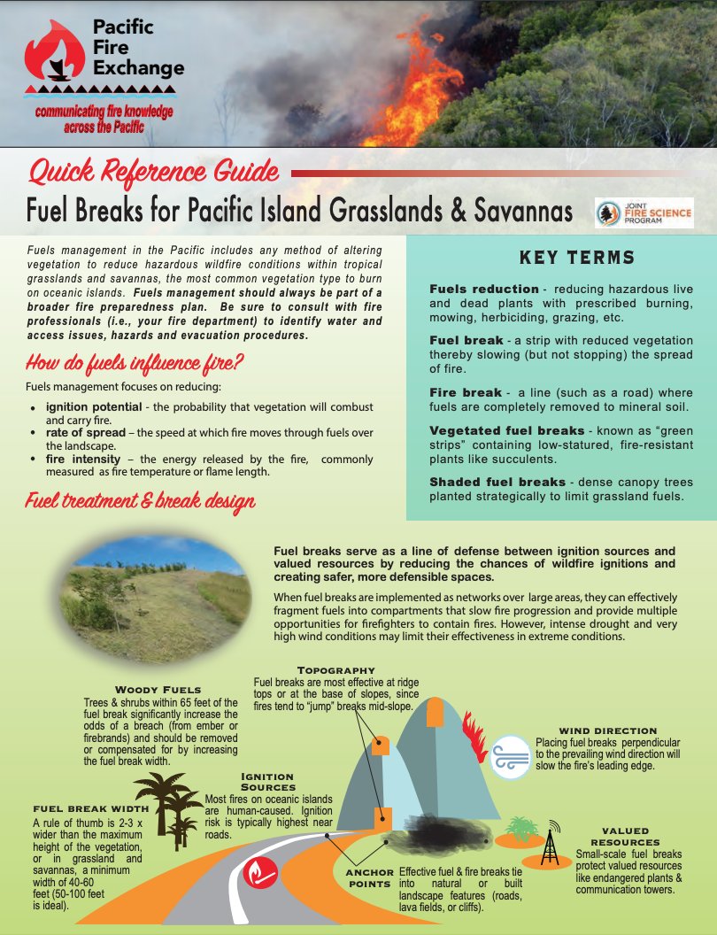 PacificFireSci's tweet photo. Did you know that both targeted grazing & prescribed burning can be more cost effective across large areas than herbiciding or weedwhacking? Vegetation "greenbreaks" can also help reduce #fire potential. Learn more at #PacificFireExchange:
https://t.co/ysFvn5CaDs
#fuelbreaks https://t.co/0Vwqx98EP1