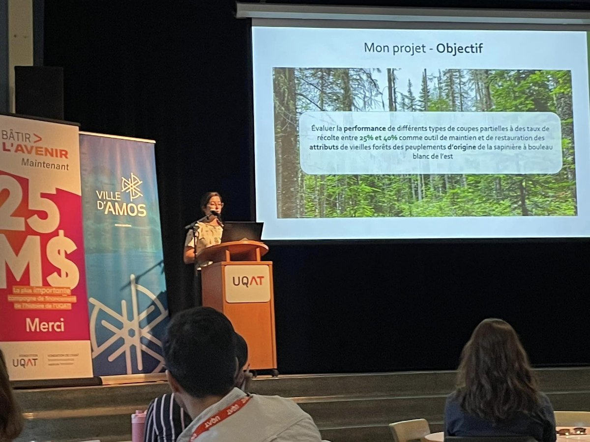 CRMR_Qc's tweet image. 📢👏 Team Carbone  rayonne au 2e Colloque annuel du @GREMAUQAT et au Rendez-vous des ressources naturelles 2023 (#AFAT)! Bravo, Evelyne Thiffault et Marilou Yargeau, nous sommes très fiers de vous deux! 

👉bit.ly/3NMpAX3