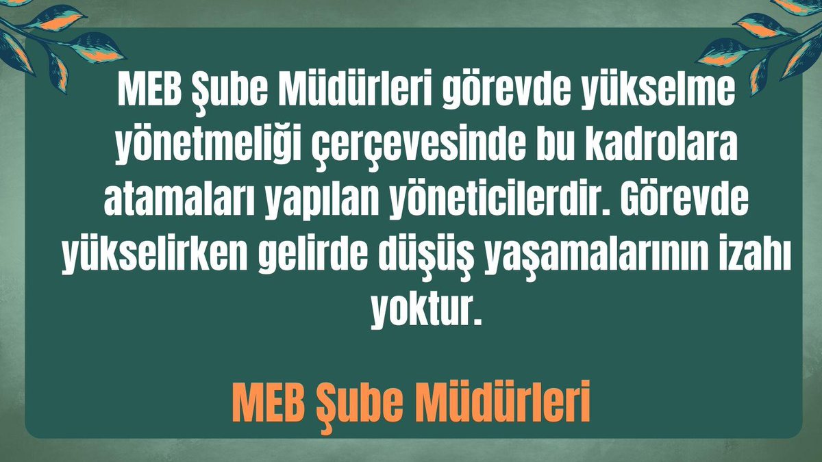 #SnTekinMebSubeMudurleri
<a href="/RTErdogan/">Recep Tayyip Erdoğan</a>
<a href="/Yusuf__Tekin/">Yusuf Tekin</a>
<a href="/memetsimsek/">Mehmet Simsek</a>
<a href="/cftcblnt/">Bülent ÇİFTCİ</a>
<a href="/aliyalcin/">Ali Yalçın</a>
<a href="/melihaltinok/">Melih Altınok</a>