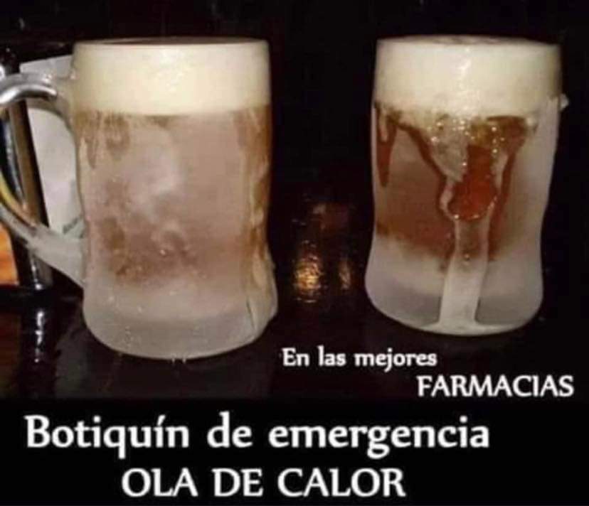 Tomar con precaución #OlaDeCalor #beer #cerveza