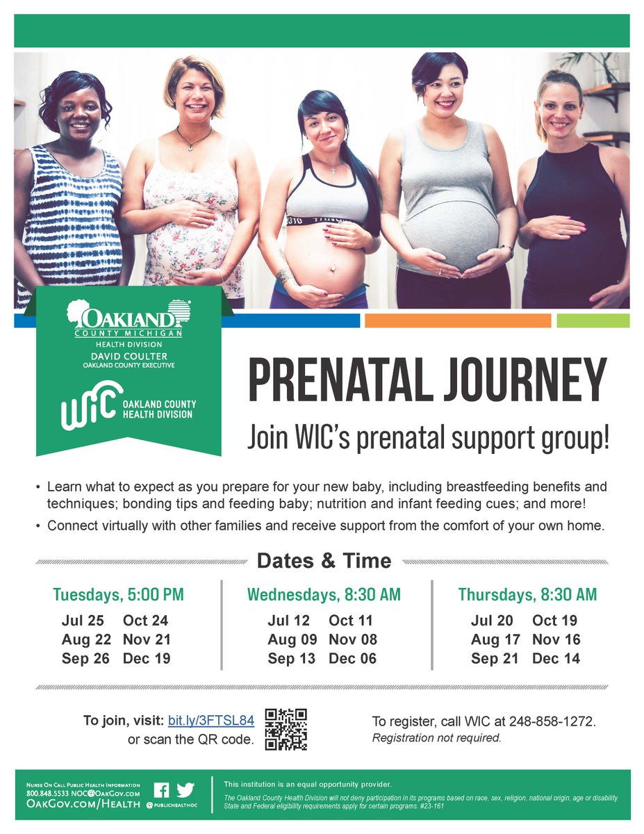 If you are pregnant and interested in breastfeeding, join #WIC at Prenatal Journey. Receive support and connect with other families! Click link to join: https://t.co/h9kKTFxZuH https://t.co/6yvGMn2EP5