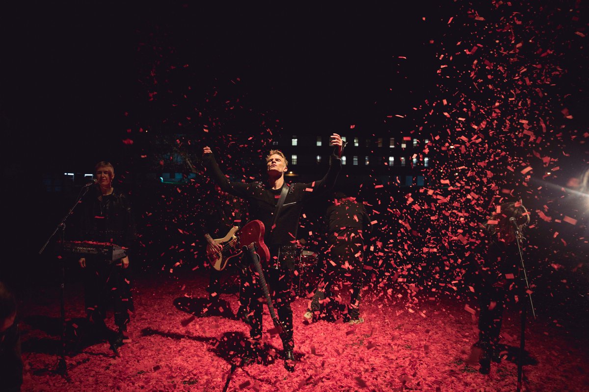 mothermother's tweet image. We had so much fun shooting the #Normalize video. It was the middle of the night, and it was COLD and raining, but this confetti scene was totally worth it! We would love to hear what your favourite moments are in the video? #Normalize