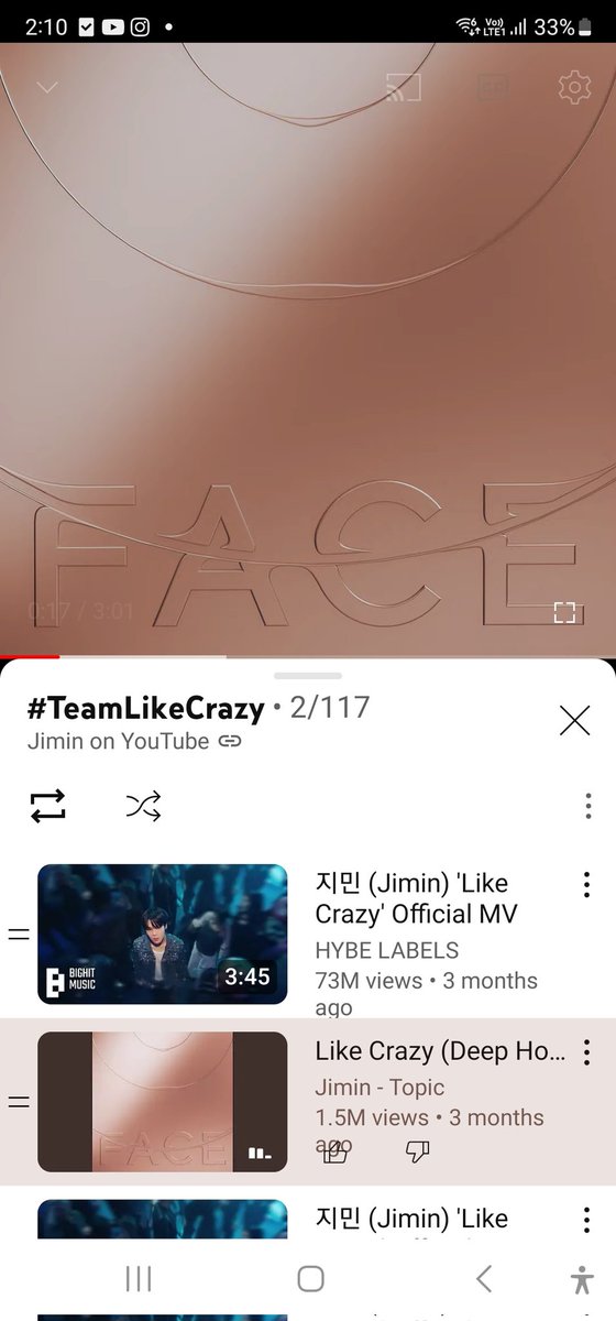 Meilum2002's tweet photo. @YouTubeJimin #TeamLikeCrazy https://t.co/2EAPij2rJM