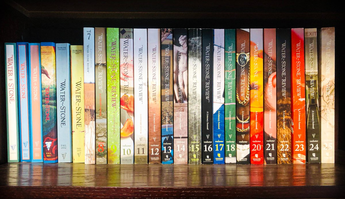 Look at how we've grown! We're looking good at a quarter of a century. 😊

This summer, we're working away at V26 to add it to this gorgeous collection. 📚