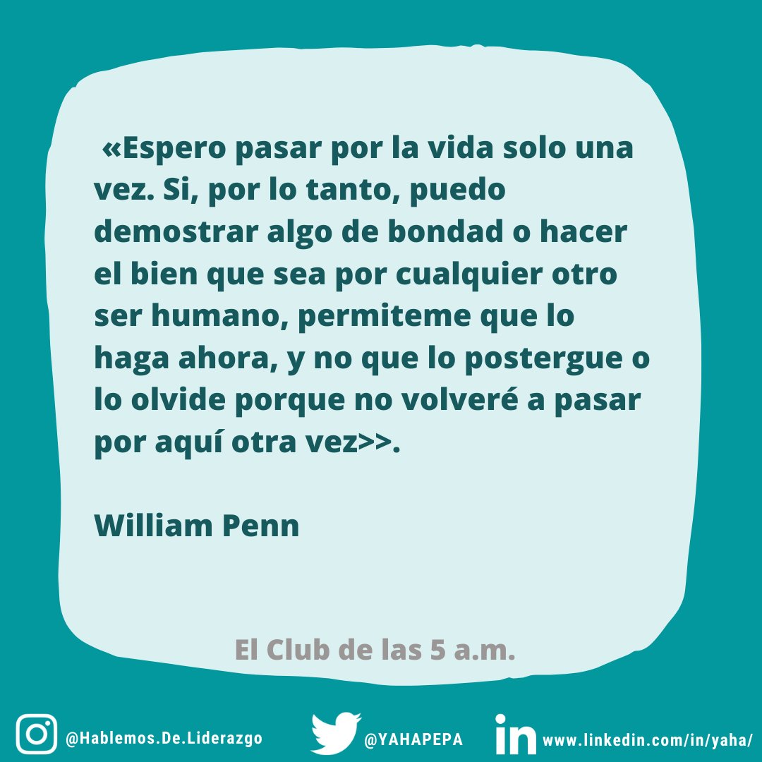 yanni_henao's tweet photo. El Club de las 5 a.m. de Robin Sharma es una verdadera joya si quieres establecer hábitos poderosos que te empoderen para trabajar en tu crecimiento personal... Aquí algunas frases que podrás ver en el libro🌱💛🍃 #liderazgopersonal #habitos #hablemosdeliderazgo #club5am https://t.co/RvMjIRG7YI