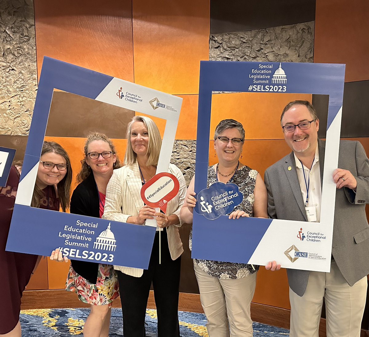 dr_jenbwebb's tweet photo. Team Ohio! @DaneneFast @CECMembership @Ohio_CEC #SELS2023 #advocacy https://t.co/IfyyhcYuDJ