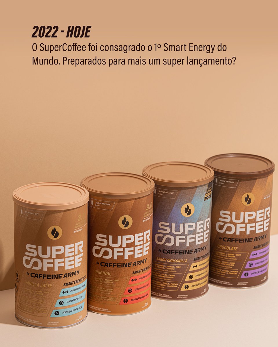 caffeinearmy's tweet image. Há 06 anos, nascemos com o objetivo levar energia e disposição para sua rotina proporcionando saúde e qualidade para a sua vida! 
O primeiro Smart Energy do mundo. 
Supercoffee só tem 1
🤎Vem ver os nossos melhores momentos: