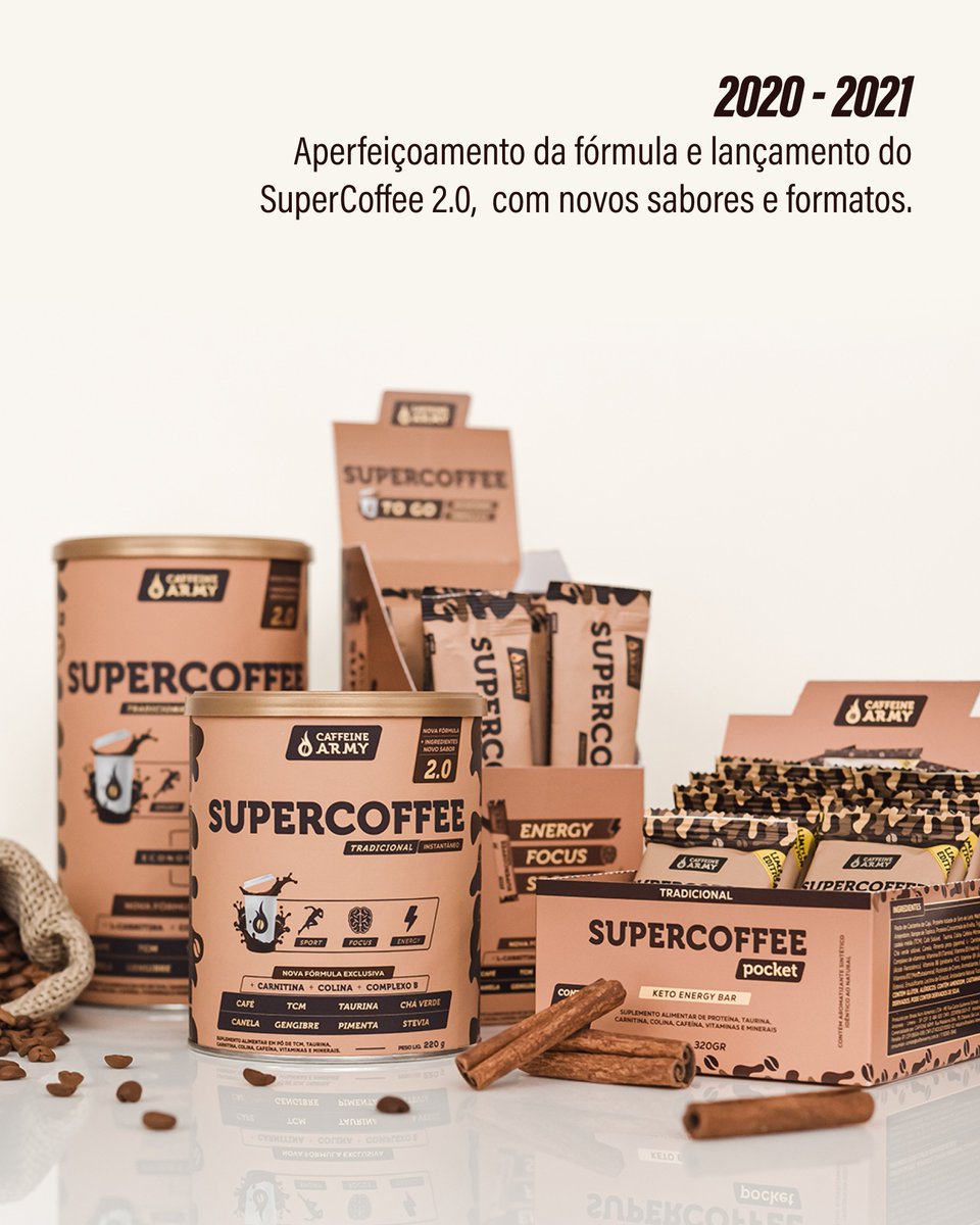 caffeinearmy's tweet image. Há 06 anos, nascemos com o objetivo levar energia e disposição para sua rotina proporcionando saúde e qualidade para a sua vida! 
O primeiro Smart Energy do mundo. 
Supercoffee só tem 1
🤎Vem ver os nossos melhores momentos:
