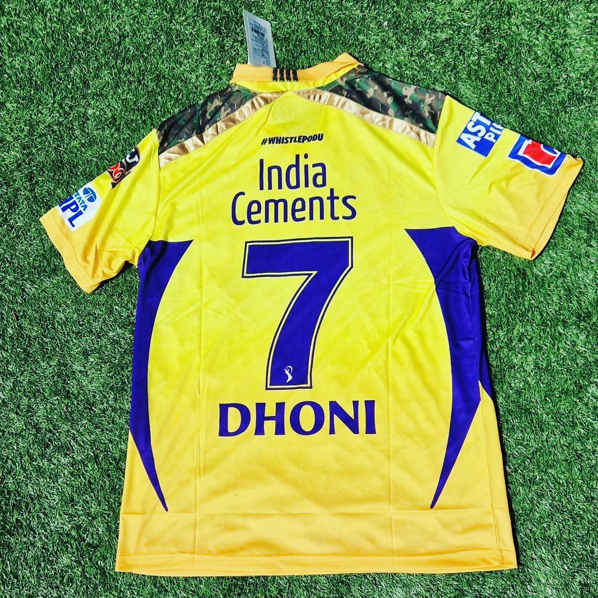 The first of our new shirts this week and we are starting with the 2023 IPL champions Chennai Super Kings 🏆

It wouldnt be a CSK shirt without Dhoni 7 on the back! 7️⃣

Live on the website now for £34.99 or you could land one in a mystery box! 

#IPL2023 #csk #t20 #cricket