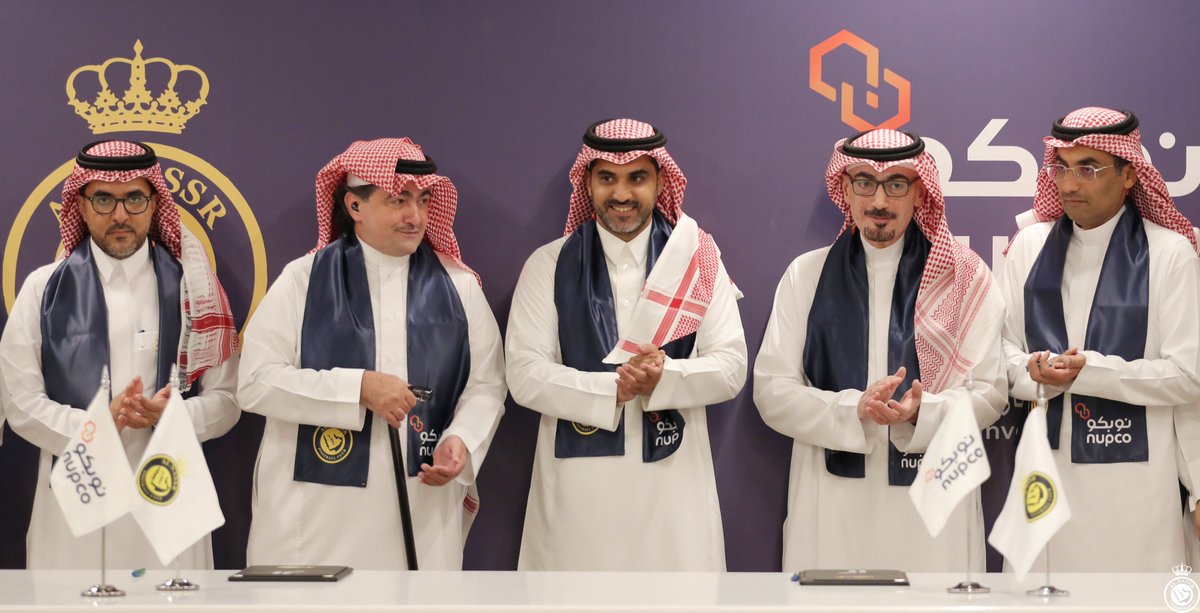 AlNassrFC's tweet photo. نوبكو راعيًا فضيًا لنادي #النصر 💛
أهـلًا بكم @nupco 🤩 https://t.co/gcNr1zDdvv