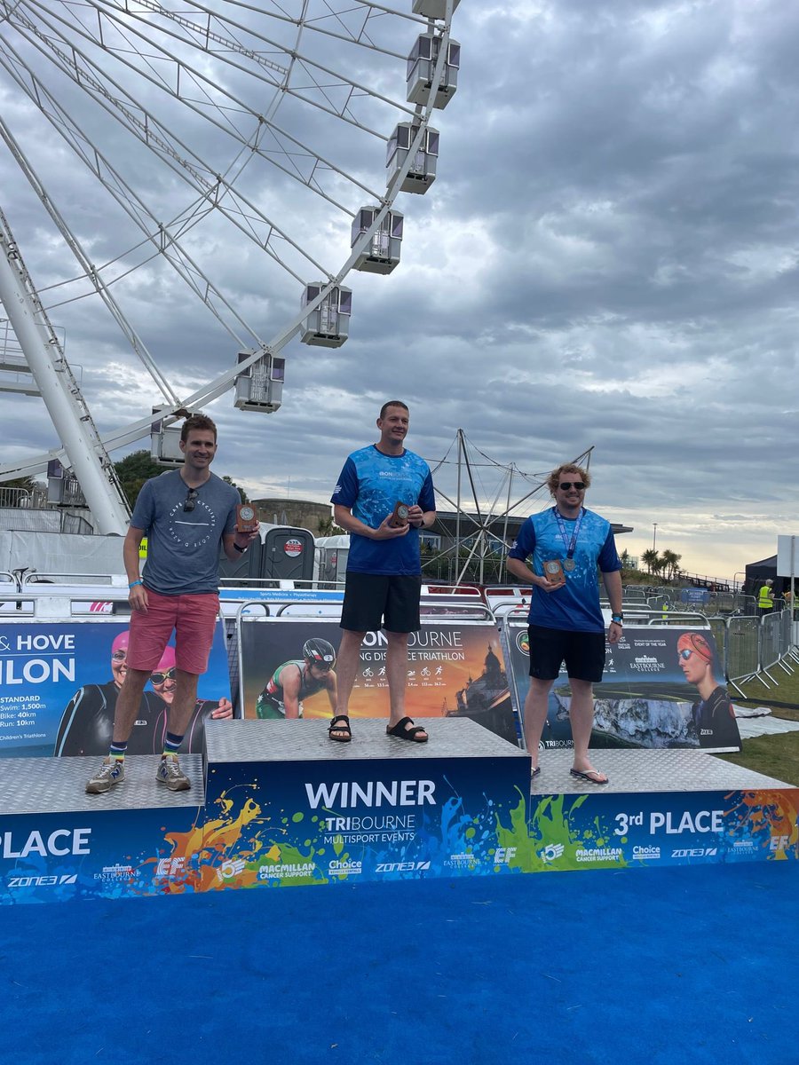 ClubLarkfield's tweet photo. Well done to our own James Bell who competed in the weekends Ironbourne 3.8km in Eastbourne in the swim only event and managed 51:18 to claim 3rd in open category. #ironbourne 
#larkfieldSC https://t.co/XibR52tBS2