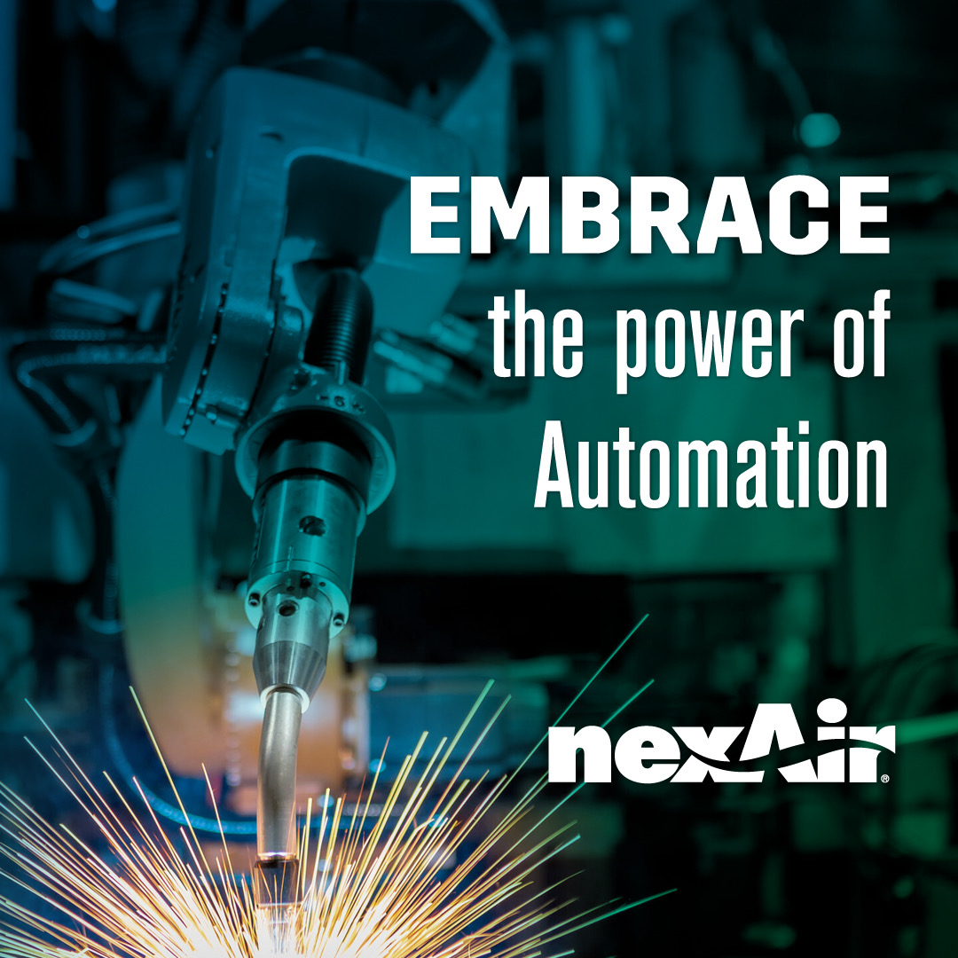 nexairllc's tweet photo. Embrace the power of automation and let your welding processes evolve. Our experts are here to guide you, ensuring a seamless transition and improved efficiency. Discover our tools and #ForgeForward with nexAir weldng automation - https://t.co/kvBnrhp5oa https://t.co/wdl9rfCCOA
