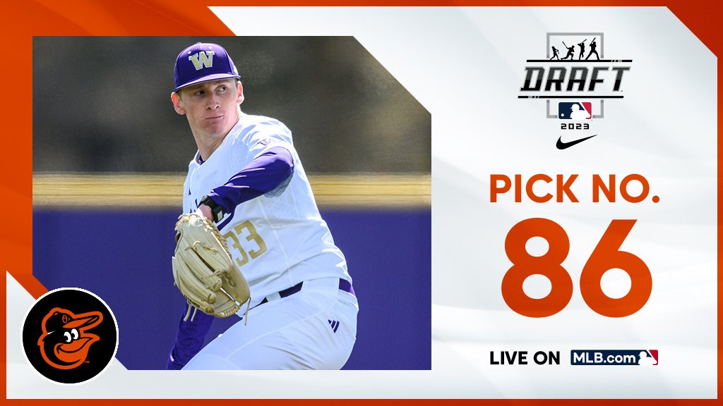 MLB Draft on Twitter "With the 86th pick, the Orioles select UW