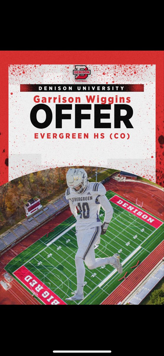 Thanks for the sick graphic <a href="/CoachKJarrett/">Kaleb Jarrett</a> <a href="/DUFootball/">Denison Football</a>