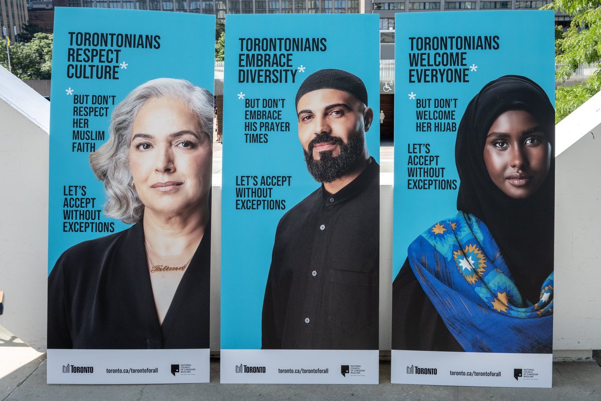 oliviachow's tweet photo. Islamophobia has no place in Toronto. 

Earlier, I joined the launch of our latest ‘Toronto For All’ campaign—focusing on anti-Islamophobia.

It is an important reminder: it will take all of us to confront and eliminate Islamophobia. 

➡️ Learn more: https://t.co/ZCAz7sbgXg https://t.co/Cofo57VyEx
