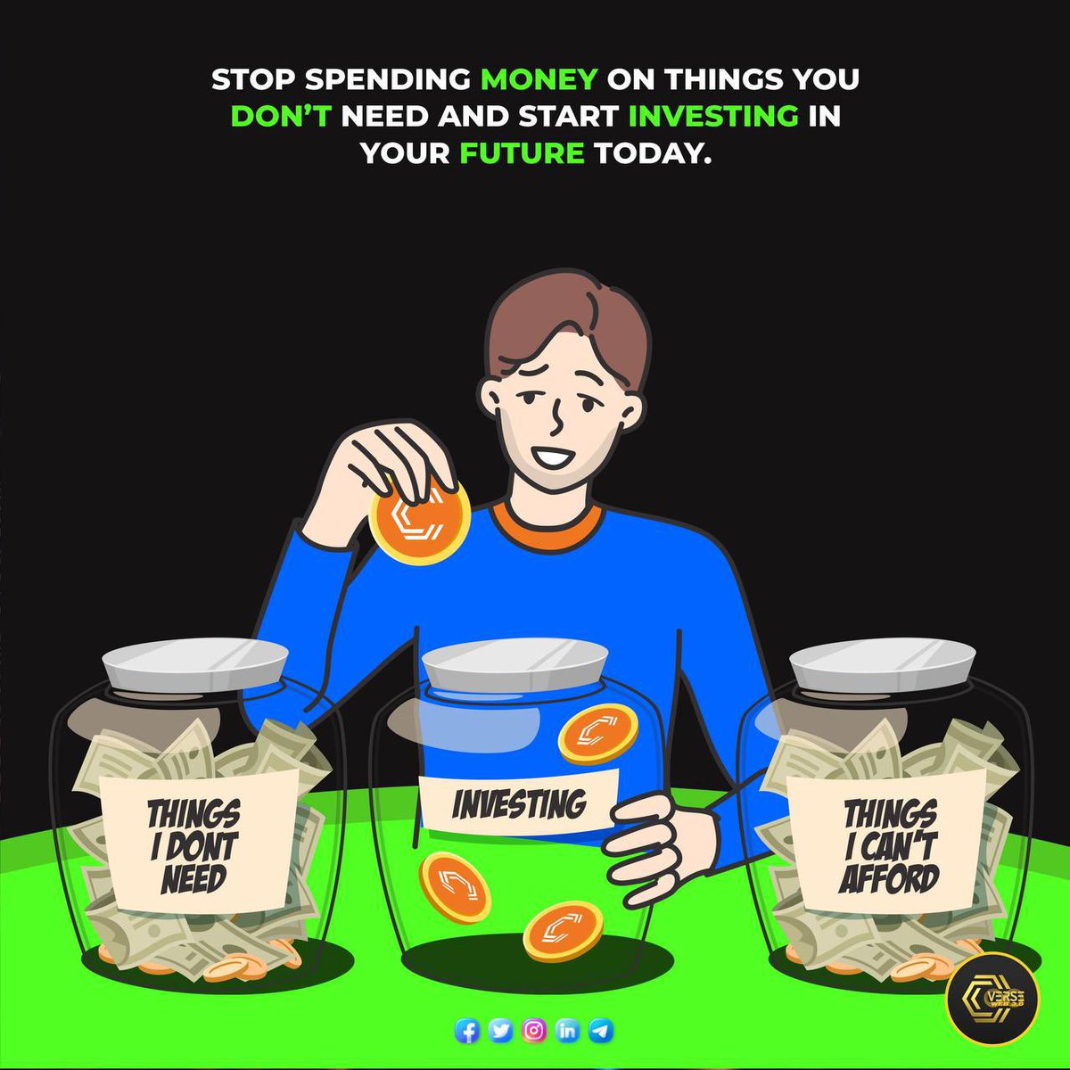 CverseOfficial's tweet photo. 👏STOP SPENDING MONEY ON THINGS YOU DON'T NEED AND START INVESTING IN
YOUR FUTURE TODAY👏

#cverse #ccoin #staking #gamefi https://t.co/uefWdzUBEd