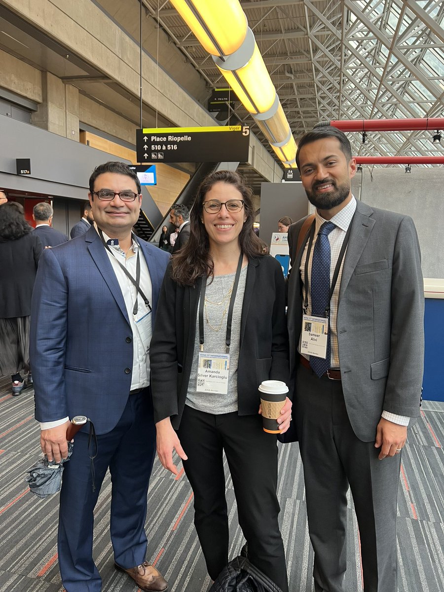 sameeralvimd's tweet image. NorthShore Otolaryngology at the American Head &amp;amp; Neck Society Meeting in Montreal! @NorthShoreWeb @AHNSinfo #AHNS2023
