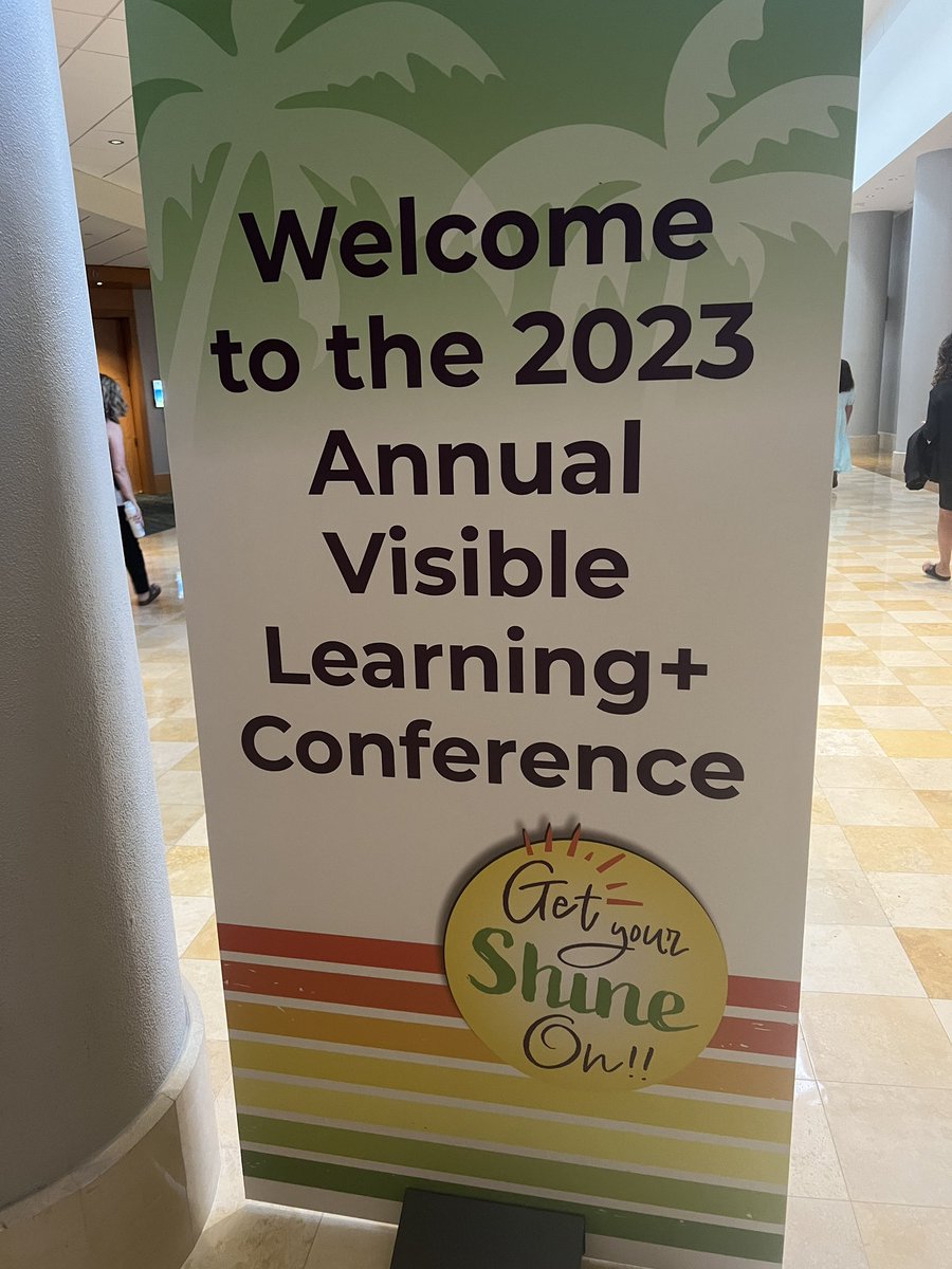Starting off the new school year honing my craft. Excited to hear the latest research from <a href="/john_hattie/">John Hattie</a> on effective instruction. 😝#AVL2023 <a href="/CorwinPress/">Corwin</a>