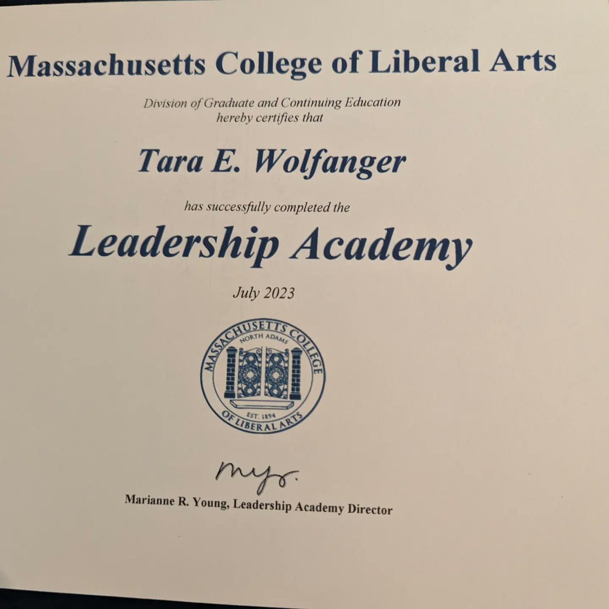 Yesterday I got my certificate of completion for my School Building Leader! It has been a trying year at times but feels amazing to have accomplished my initial goal... I can now officially be a School Building Leader! 🥰😁🥳