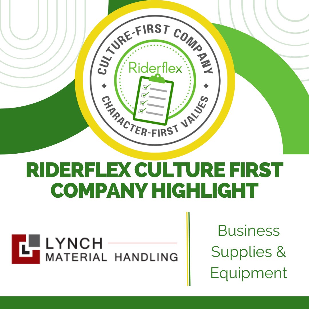 riderflex's tweet photo. Riderflex is pleased to add Lynch Material Handling to our list of Culture First companies!
#riderflex #recruiting #denvercolorado #coloradojobs #brepic #culturefirst #culturefirstcompany #newjobs #growth #expansion #empowerment #businessconsult #teamfocus #manufacturing https://t.co/duRCUkHOOI