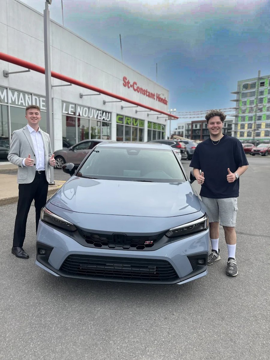 stconstanthonda's tweet photo. Notre dernière recrue, Zachary, reçoit dèjà des éloges sur la qualité de son service. Lisez par vous-même.⬇️

«Excellent service de la part de Zachary Daoust! Merci pour les conseils et d’avoir répondu à tous mes besoins! Excellent vendeur, amical et professionnel, je recomman... https://t.co/QJSvP5wtUu