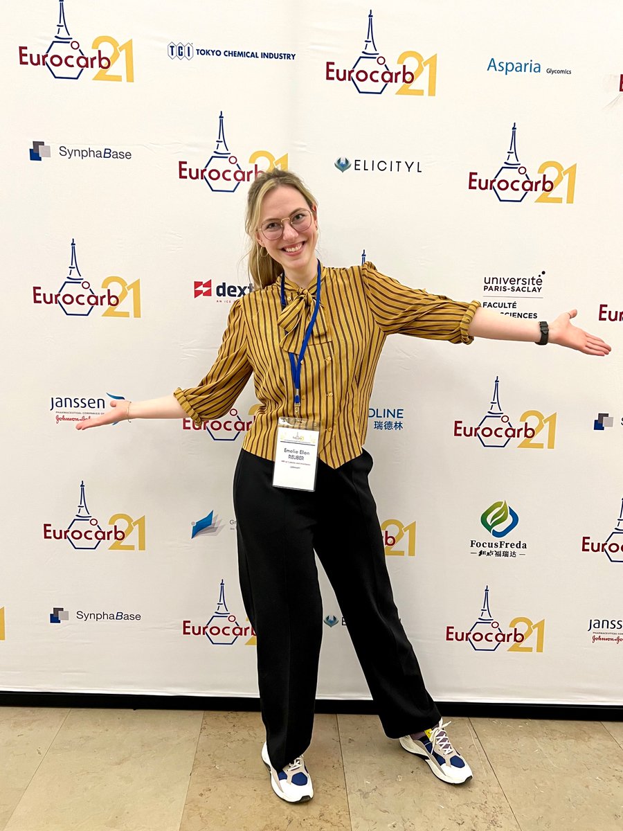 Emelie Ellen Reuber (@emeliereuber) on Twitter photo Happy to be at <a href="/EUROCARB21/">Eurocarb21</a> in Paris! 🙃 Hope to see you on Tuesday for my flash talk and my poster FL71!
#glycotime #eurocarb21 Happy to be at <a href="/EUROCARB21/">Eurocarb21</a> in Paris! 🙃 Hope to see you on Tuesday for my flash talk and my poster FL71!
#glycotime #eurocarb21