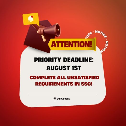 USCFAID's tweet photo. We must receive all requested information or applications prior to August 1, 2023. https://t.co/UHYJXZ2Hc2