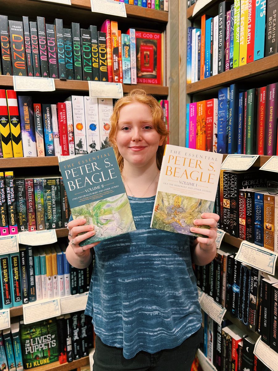 Our latest #northshirebookrec comes from Arielle, who loved the stories of Peter S. Beagle so much that she recommends both “The Essential Peter S. Beagle Volumes I & II”! 

#northshirebookstore #saratogaspringsny #shoplocal #staffpicks