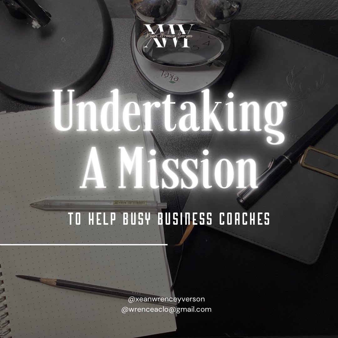 🔥I’M UNDERTAKING A MISSION🔥

Hi! I’m Xean and I help Business Coaches grow their client base using my XYW Branding and Marketing Strategies. 📈
