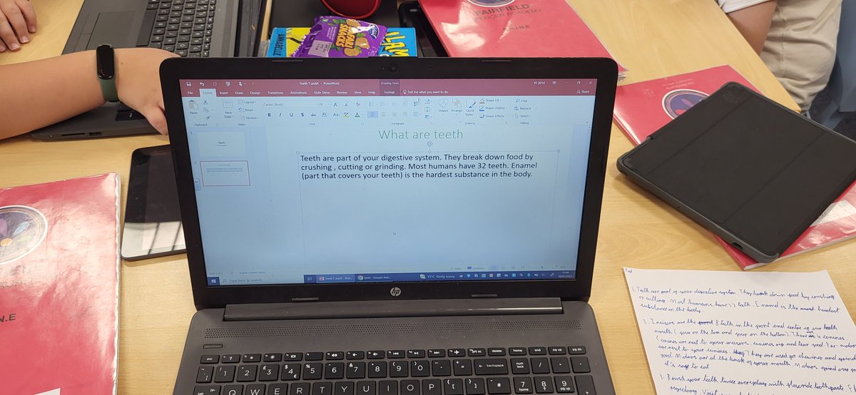 fairfieldnotts's tweet image. 4KE have begun creating their PowerPoint presentations consolidating their learning on teeth 😁 #fsacomputing #fsascience #shineandbekind