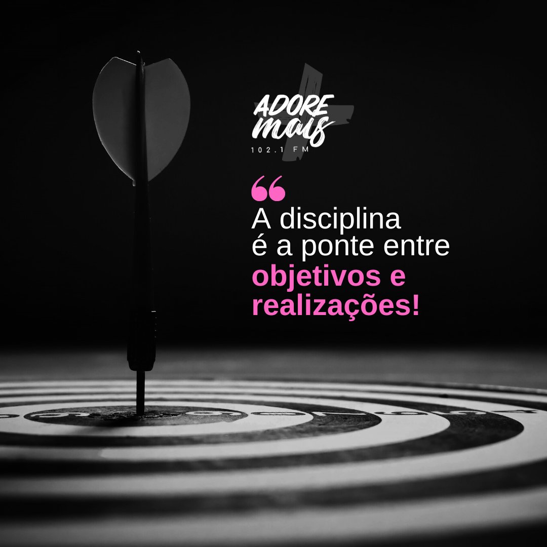 Vamos comerçar a semana com essa energia? 💜🔥

A disciplina é a ponte entre objetivos e
realizações!

#adoremaisfm #adoremais #ativação #rádio