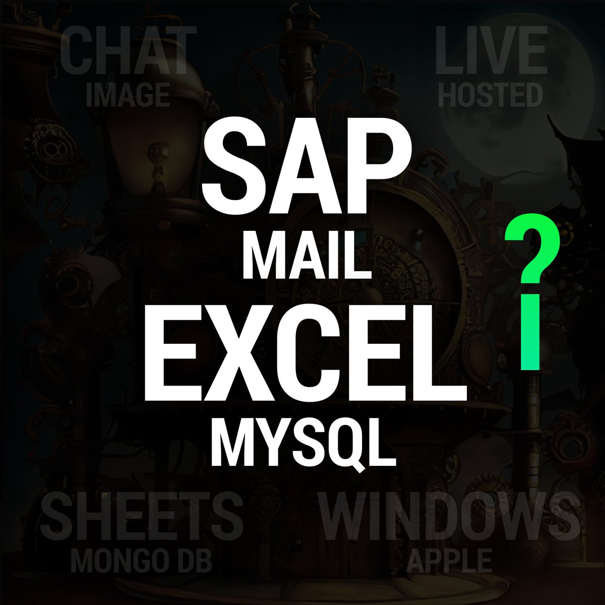 Andre_Martin13's tweet photo. What if? Your dailywork can be automated? What if, SAP Informations can be connected to Excel? What if your mails can be answered automatically? What if you can train your engine to fit your needs? Thats ALICE. COMING SOON.... #alice #whatif #gpt #ai #ml #excel #sap #business #automation #engine #data #marketing