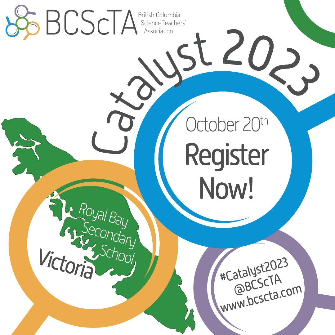 bcscta's tweet image. We are taking #Catalyst2023 to Vancouver Island! Can&apos;t travel? We also have online workshops. Register for this hybrid conference by visiting catalystconference.ca. Registration includes a one year membership to @bcscta &amp;amp; access to perks like our Root Grant. #bced #PSAday