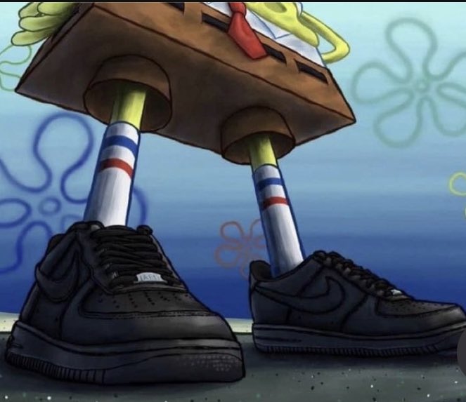 Gsquare02886202's tweet photo. This wild asf lol🤣😎🍍🤜🏽🤛🏾 nicca got on black forces yo 😝 #bestcartoonever https://t.co/0Rroikrn5c