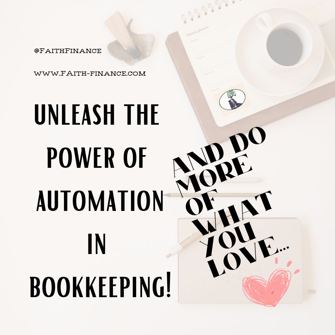 FaithFinanceLLC's tweet image. DO MORE OF WHAT YOU LOVE AND AUTOMATE YOUR BOOKKEEPING AS THE SMALL BUSINESS OWNER!! Check out our latest blog now live on our website!

#BookkeepingAutomation #FinancialManagement #SmallBusinessFinance #FaithFinance