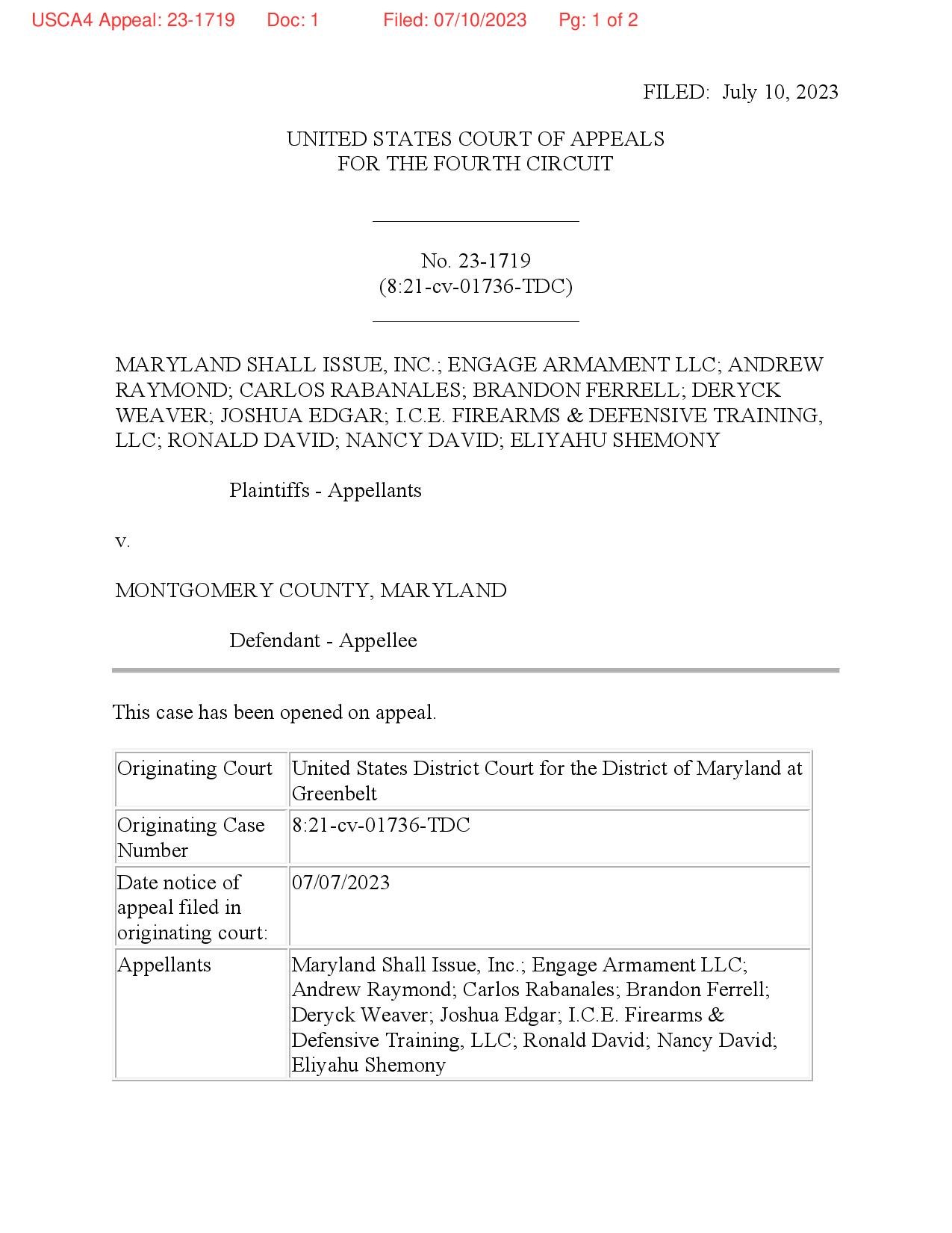 Maryland Shall Issue on Twitter: 