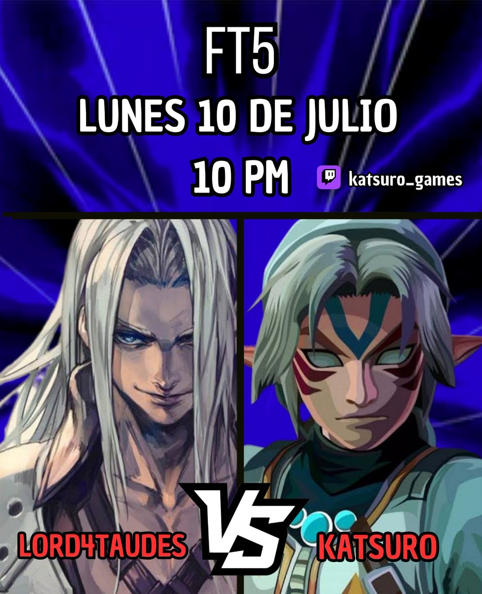 PadrastrosB's tweet photo. El ángel de una sola ala vs El héroe del tiempo, Lord4taudes vs Katsuro. Ambos se verán las caras hoy a las 10 pm (hora cdmx) en un FT5 con un MU muy interesante.

Te invitamos a ver y apoyar a nuestro compañero, por la morada de katsuro_games! https://t.co/tbVX9FJvWg