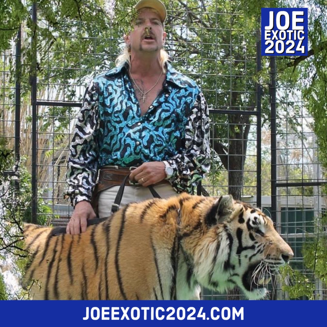 Joe Exotic on Twitter: "As a openly gay man running for office I would