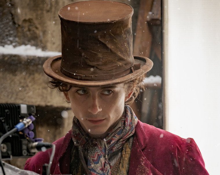 FilmUpdates's tweet photo. First trailer for ‘WONKA’ starring Timothée Chalamet is imminent. https://t.co/ArFXPuFOsZ