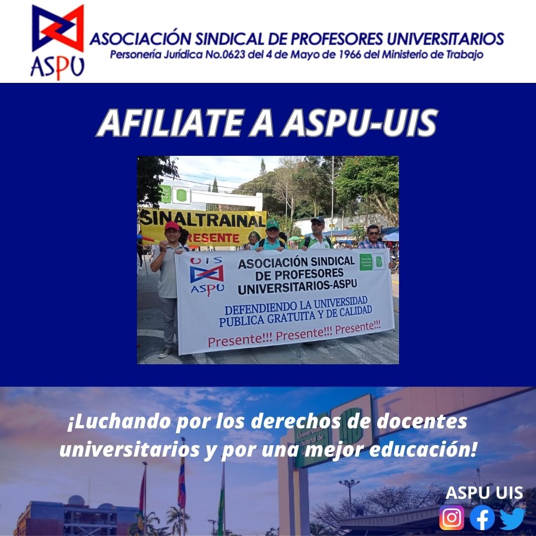 UisAspu's tweet photo. Escribenos al correo ✉️:
aspu-uis@uis.edu.co
o visitanos en:
CAMPUS CENTRAL UIS  •  CARRERA 27 CALLE 9  •  BUCARAMANGA
EDIFICIO BIENESTAR PROFESORAL  •  PLANTA BAJA
¡Y podrás realizar tu afiliación! https://t.co/tmEcaX4xms