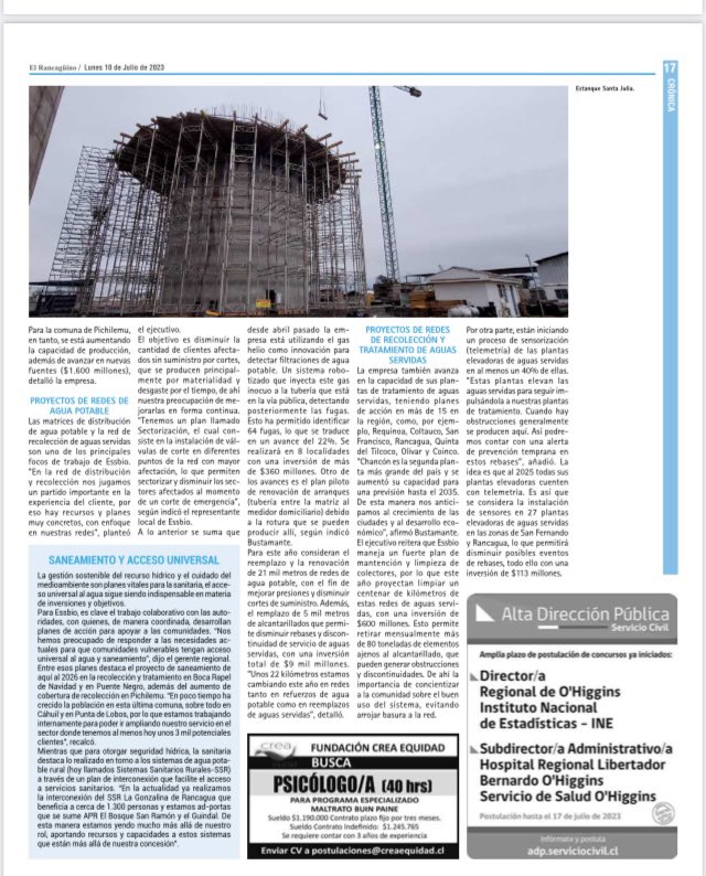 Essbio tweet media