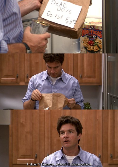 Friendly reminder that Dead Dove does not mean "fucked up content inside" it means "the tags are accurate and do not read/view if you are not comfortable with the tags" 
It came from this scene in Arrested Development. You open the bag labeled dead dove and there will be a dead +