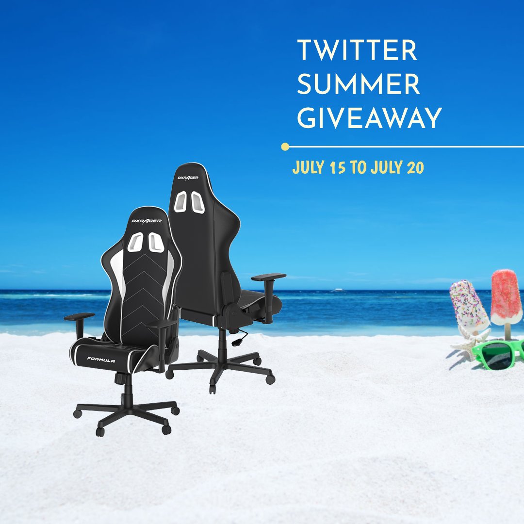 DXRacer's tweet photo. Summer Giveaway: 🌟🎁 It's National Give Something Away   Day! Join our DXRacer Summer Giveaway!   🌞🎮 Follow, Retweet, and Like for a chance to win fantastic prizes. US participants only. July 15 to July 20, Don't miss out on this exciting opportunity! #DXRacerGiveaway https://t.co/ZkH6LASrWm