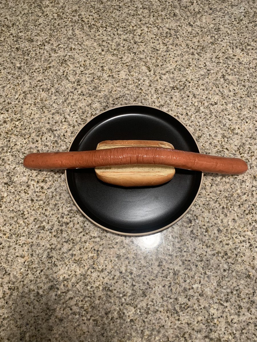 ThiccTeddy's tweet image. Made a hot dog for lunch #GlizzyGang #PerfectSize